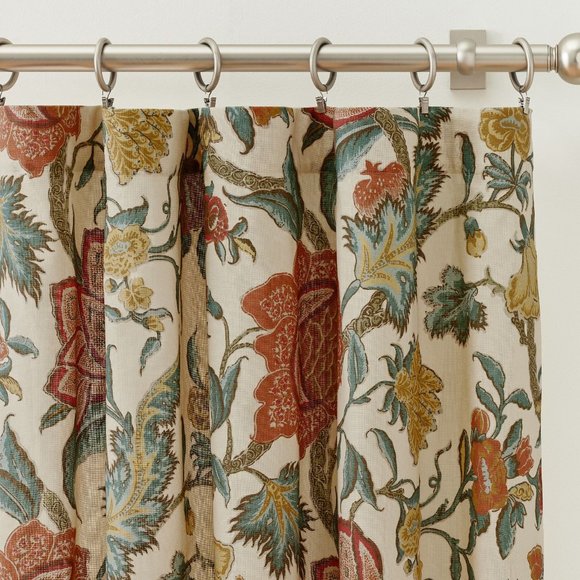 Pottery Barn Cynthia Palampore 50W x 96L Curtains. Retail per panel $189 - Picture 13 of 14